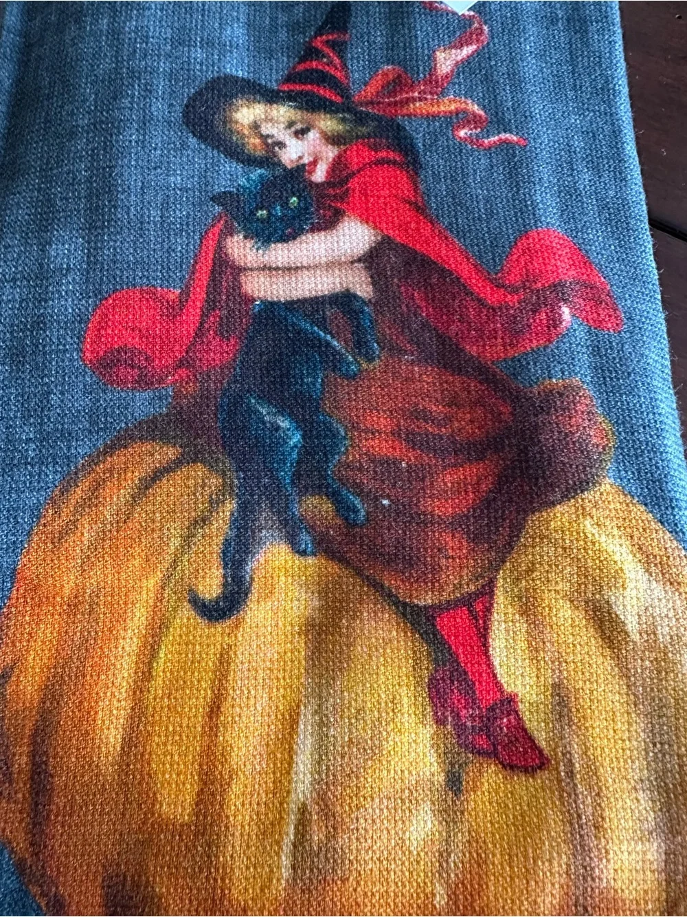 MFA Boston Halloween Pumpkin Witch Kitchen Towel set Vintage inspired